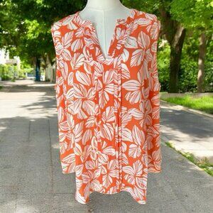 41 Hawthron Breyson Pleated Detail Sleeveless Blouse-Size 2X-NWT